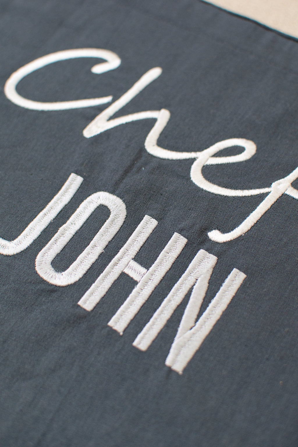 Personalized Embroidered Chef Apron with Custom Name for Him, Father's Day Gift for Dad, Grandpa, Custom Apron, Grilling Gifts for Men