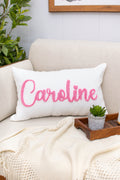 Dorm Gift for her, Graduation Gift, Custom Name Pillowcase, Embroidered Name Pillowcase, Baby Girl Pillow Cover, Gift for Boy, Newborn Gift